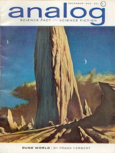 The cover of the original 1963 magazine edition of Dune.